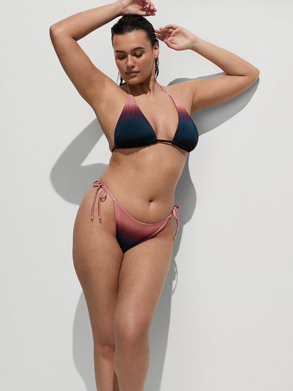 VICTORIAS SECRET Sunset Ombre ARCHIVE Triangle Bikini Top